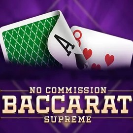 Baccarat Supreme slot logo by OneTouch Games at Thorfortune Casino