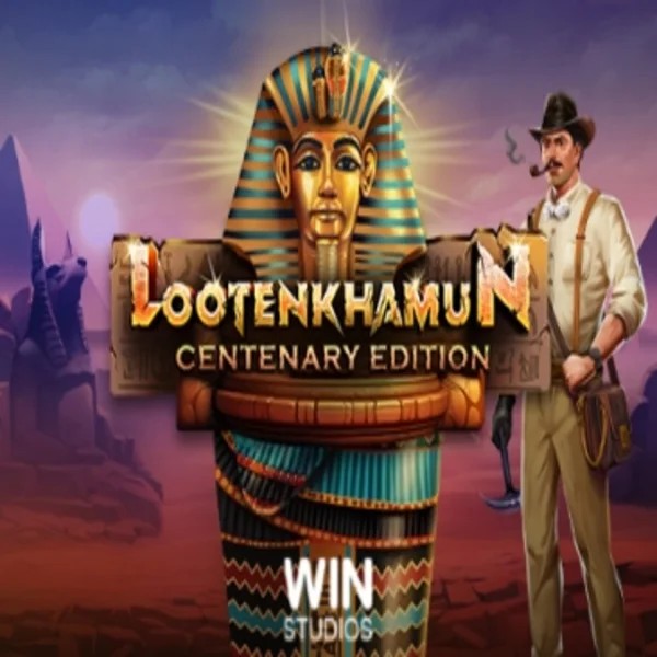 Loot'en Khamun the Dead Sea Scrolls online game logo by Win Studios on thorsfortune.com