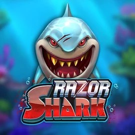 Razor Shark slot logo by Push Gaming at Thorfortune CasinoRazor Shark
